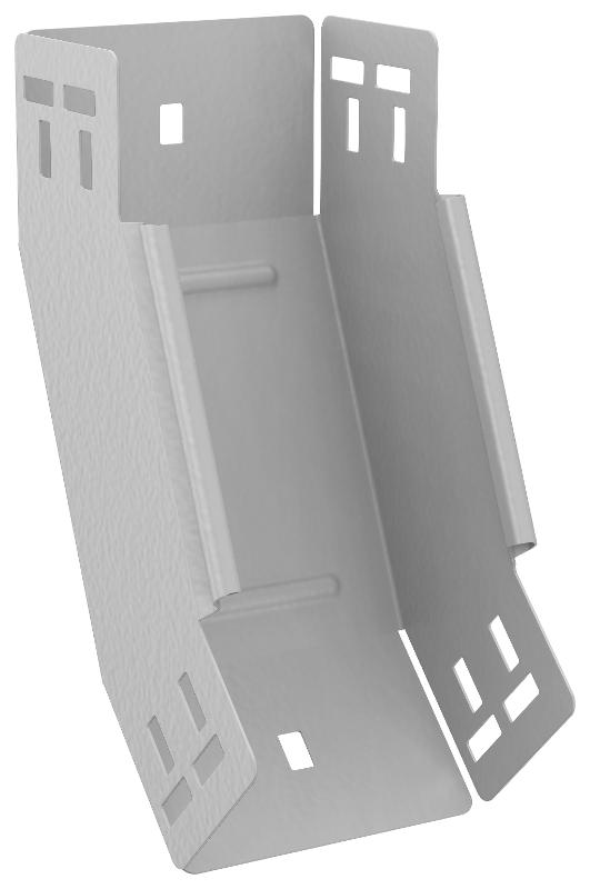 ESCA 5 Поворот верт. внутр. 45град 80х100-0,8 RAL 9016