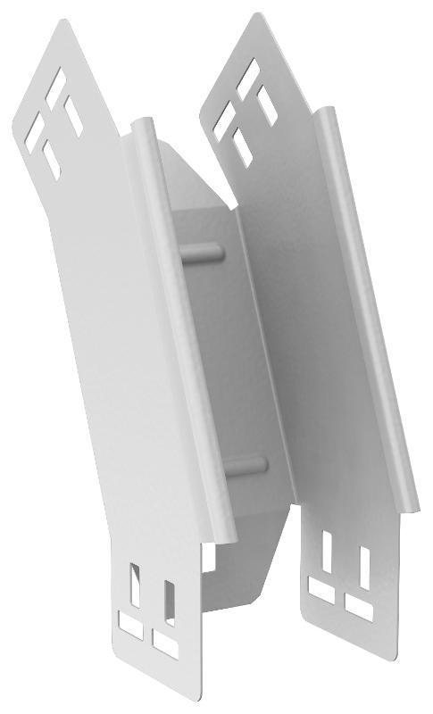 ESCA 5 Поворот верт. внеш. 45град 80х80-0,8 RAL 9016