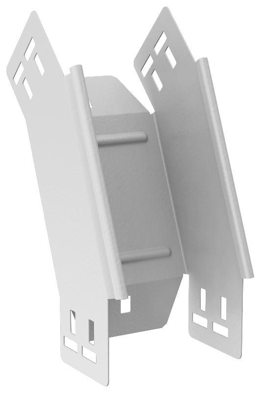 ESCA 5 Поворот верт. внеш. 45град 80х100-0,8 RAL 9016