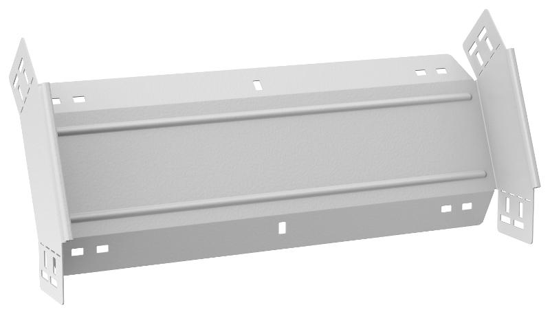ESCA 5 Поворот верт. внеш. 45град 80х500-1,2 RAL 9016
