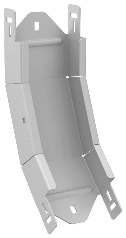 ESCA 7 Поворот верт. внутр. 45град 50х100-2,0 RAL 9016