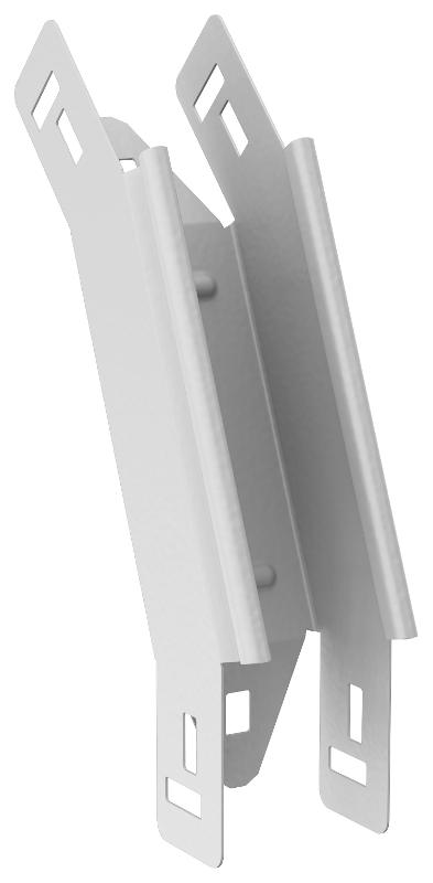 ESCA 7 Поворот верт. внеш. 45град 50х50-1,5 RAL 9016