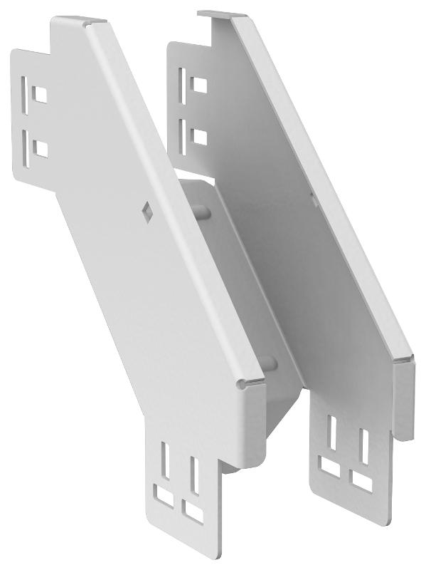 ESCA 7 Поворот верт. внеш. 90град 80х80-2,0 RAL 9016