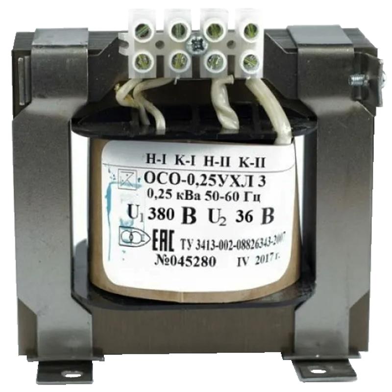 ОСО-0,25 УХЛ3 380/36, IP00, трансформатор