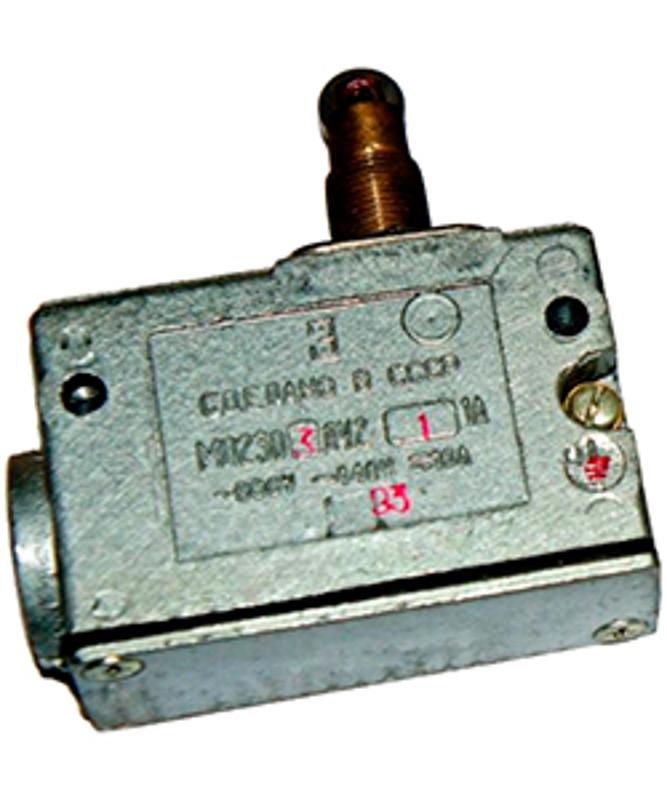 МП 2303 У2 исп.05, IP54, толкатель с продольным расположением ролика, торцевой, винт, микровыключатель (ЭТ)