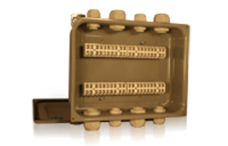 КС-40 У2, 40 клемм, IP65 (пластиковые вводы MG), коробка клеммная