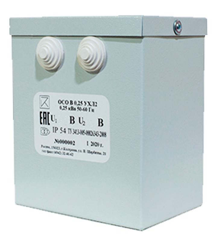 ОСО В-0,25 УХЛ2 380/220, IP54, трансформатор