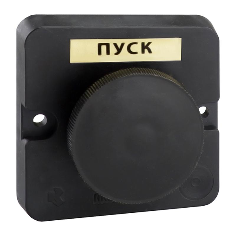 ПКЕ 112-1 У3, 10А, 660В, 1 элемент, чёрный гриб, в нишу, IP40, пост управления (ЭТ)