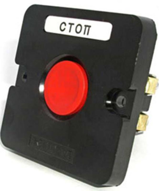 ПКЕ 122-1 У2, 10А, 660В, 1 элемент, красный цилиндр, в нишу, IP54, пост управления (ЭТ)