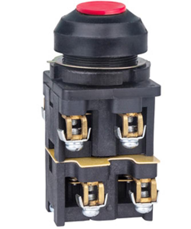 КЕ-082 У2 исп.2, красный, 3з+1р, цилиндр, IP54, 10А ,660В, выключатель кнопочный (ЭТ)