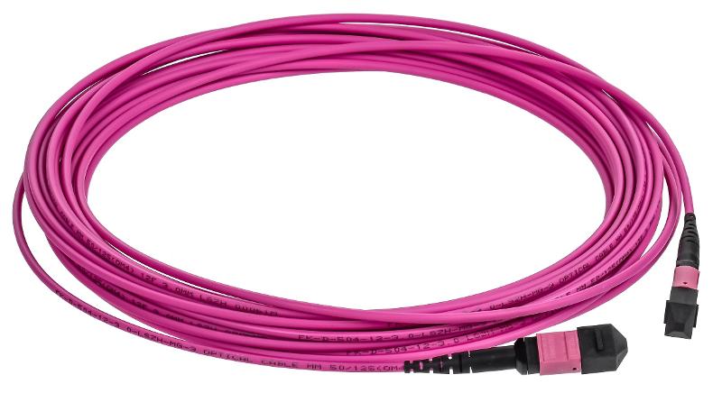 ITK Сборка кабельная MTPm-MTPm тип B 12 MM OM4 60м
