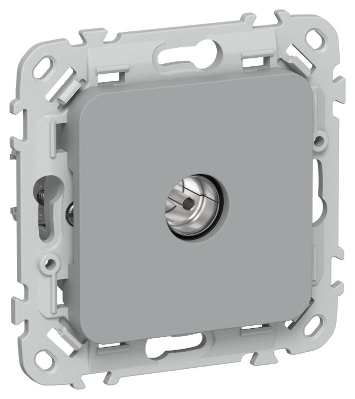 FLITE Розетка TV оконечная тип F РТВф-1-1-1-ФлС серый
