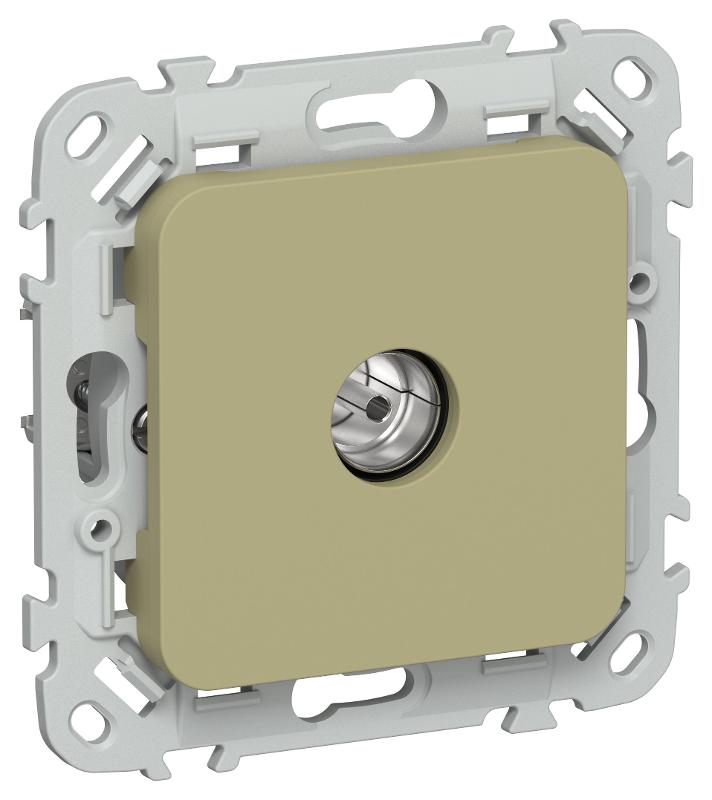 FLITE Розетка TV экран. оконечная тип M РТВм-1-1-1-ФлО оливковый