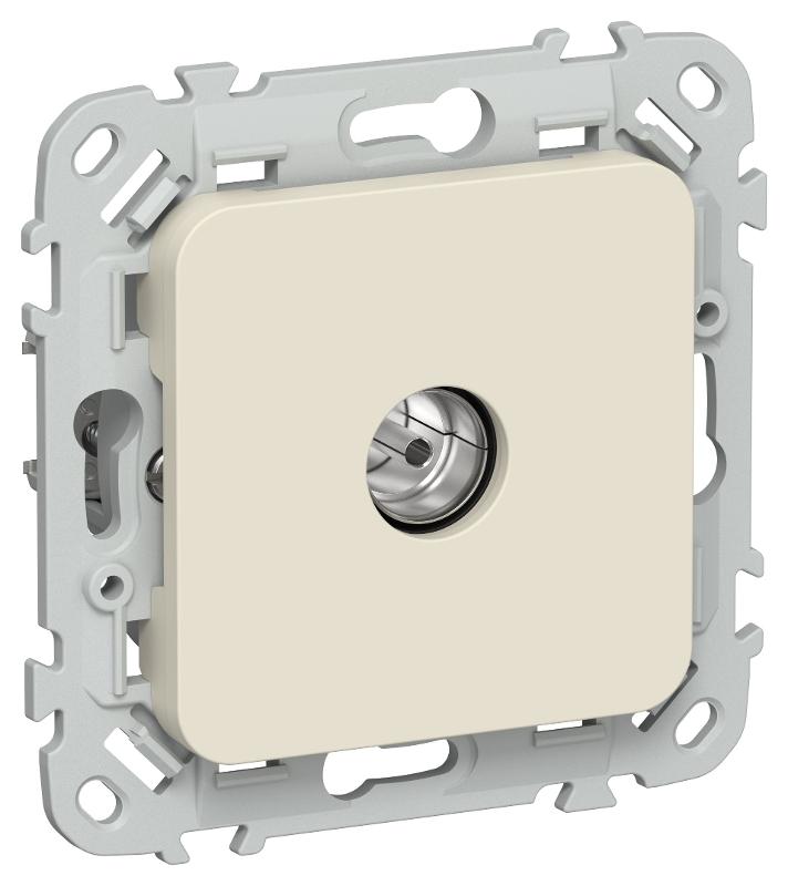 FLITE Розетка TV экран. оконечная тип M РТВм-1-1-1-ФлСл сливочный