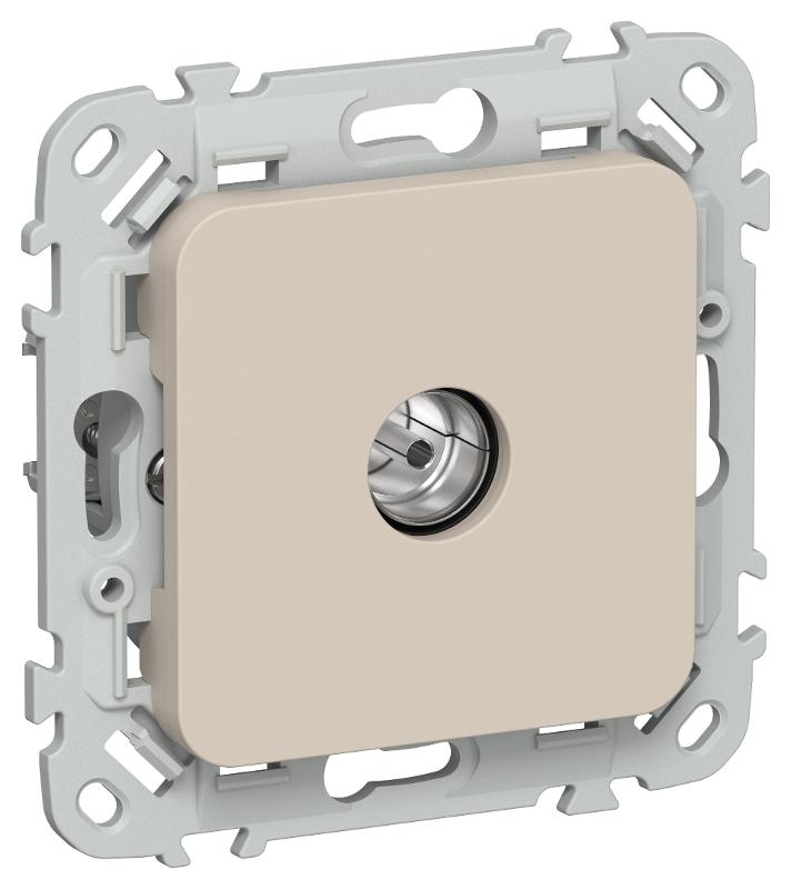 FLITE Розетка TV экран. оконечная тип M РТВм-1-1-1-ФлЛ льняной