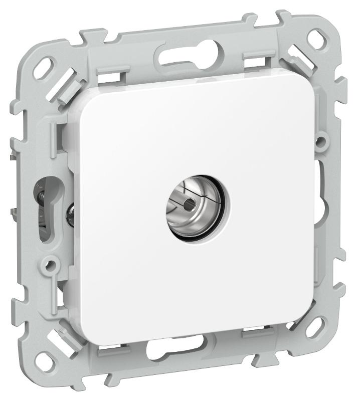 FLITE Розетка TV экран. проходная тип M РТВм-1-1-2-ФлБ белый
