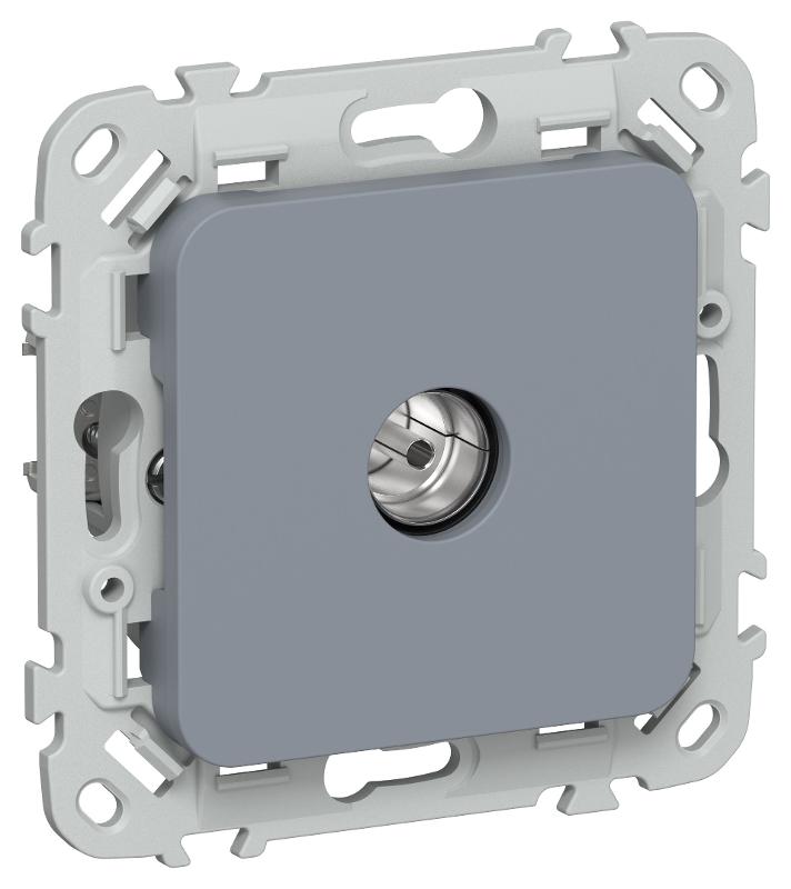 FLITE Розетка TV экран. проходная тип M РТВм-1-1-2-ФлМ маренго