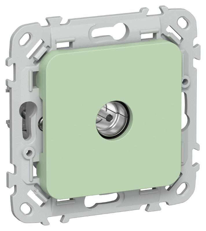 FLITE Розетка TV экран. проходная тип M РТВм-1-1-2-ФлФ фисташковый