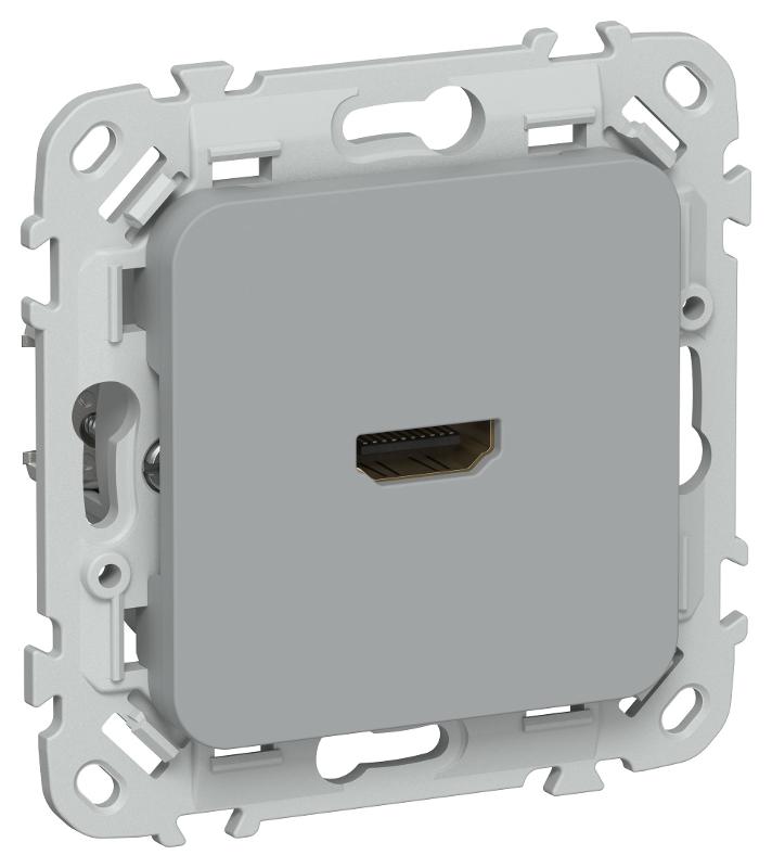 FLITE Розетка HDMI РШДМА-ФлС серый