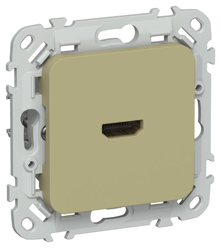 FLITE Розетка HDMI РШДМА-ФлО оливковый