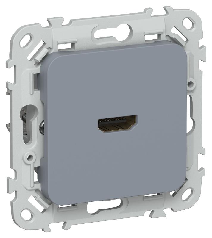 FLITE Розетка HDMI РШДМА-ФлМ маренго