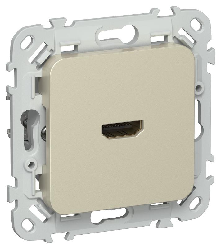 FLITE Розетка HDMI РШДМА-ФлШ шампань