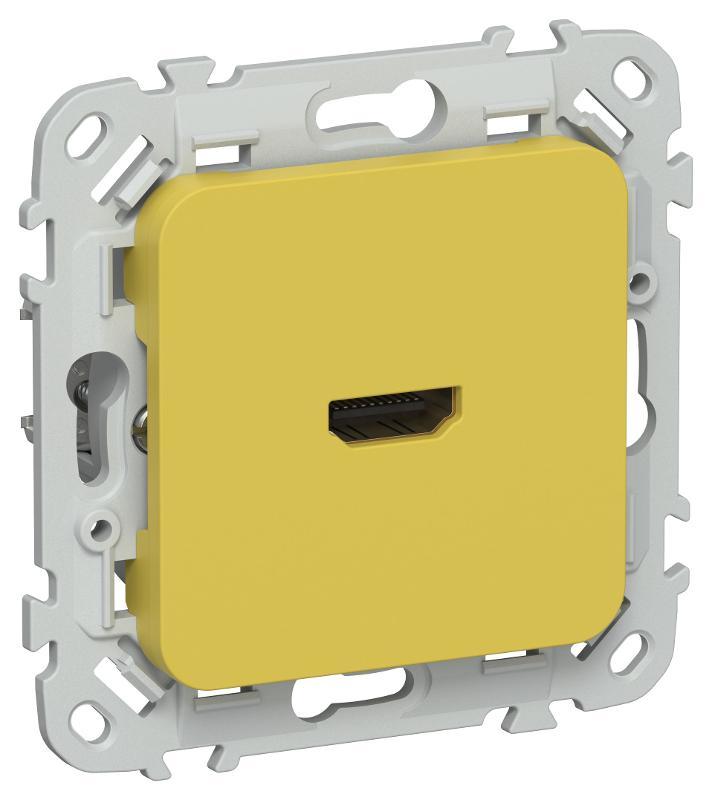 FLITE Розетка HDMI РШДМА-ФлЖК желтый карри