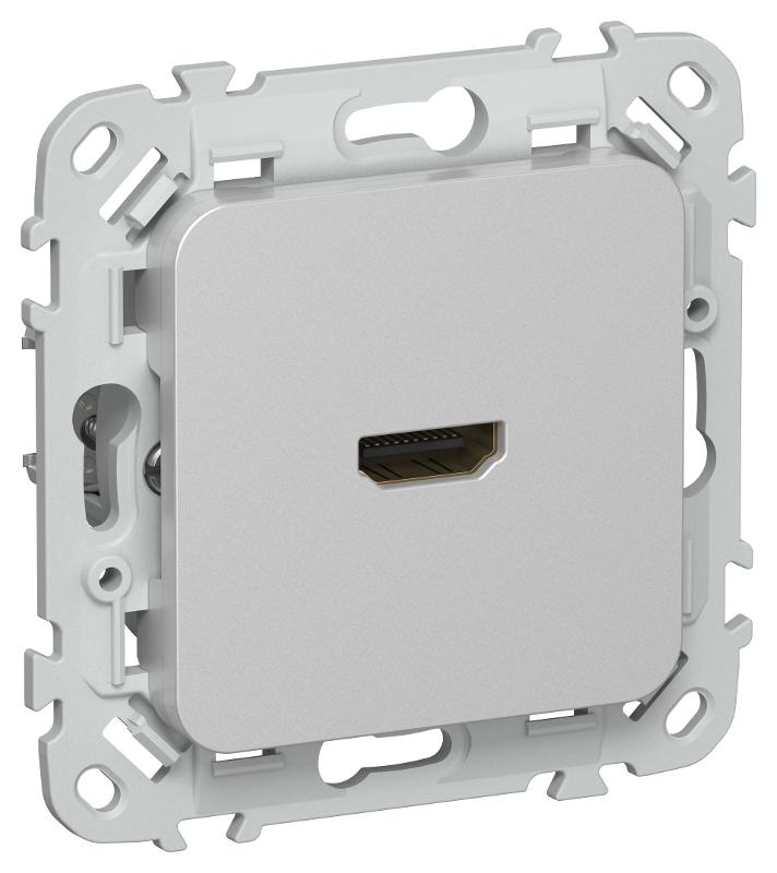 FLITE Розетка HDMI РШДМА-ФлА алюминий