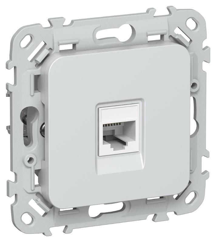 FLITE Розетка компьютерная RJ45 кат.5Е UTP РК5е-1-0-ФлЖ жемчуг