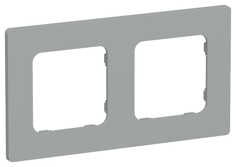 FLITE Classic Рамка 2-ая РУ-2-К-ФлС серый