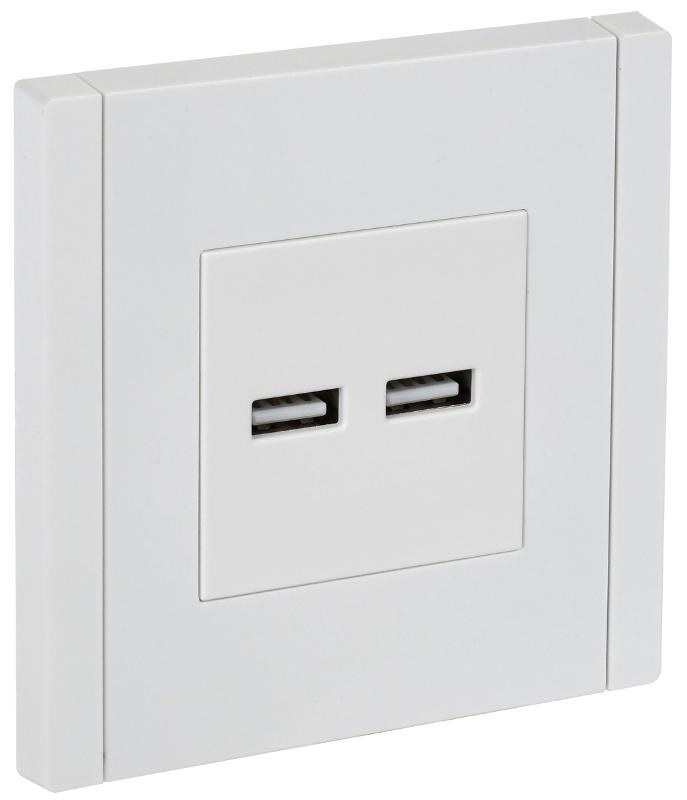 FORTE&PIANO Розетка USB A+A 3,1А FP249 белый