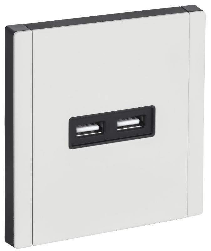 FORTE&PIANO Розетка USB A+A 3,1А FP249M белый