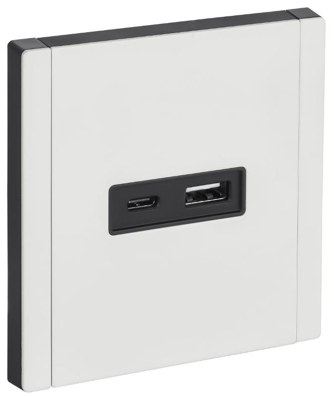 FORTE&PIANO Розетка USB A+C 18Вт FP251M белый