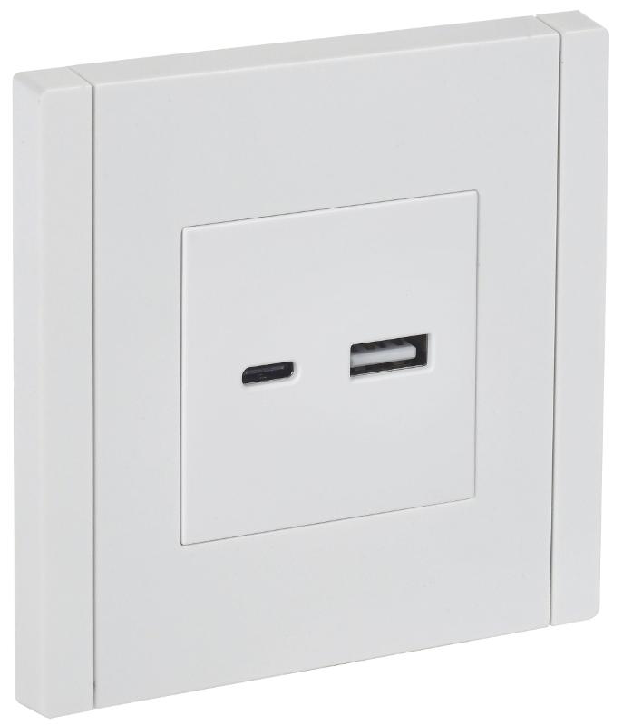 FORTE&PIANO Розетка USB A+C 3,1А FP250 белый