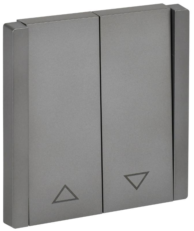 FORTE&PIANO Выключатель жалюзи 10А FP511 сталь