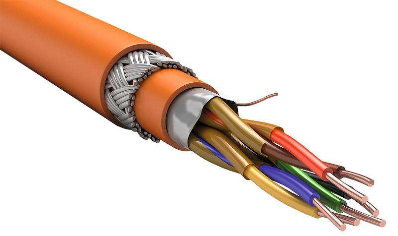 ITK Кабель RS-485 1х2х1,13 Кнг(А)-FRHF оранжевый (200м)