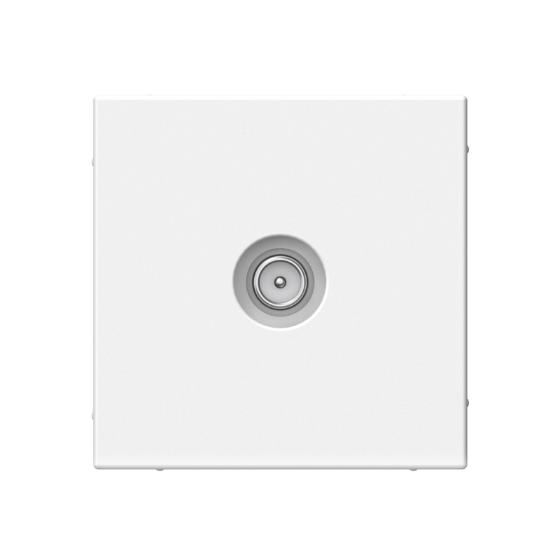 ArtGallery Белый Розетка TV оконечная 1DB, механизм