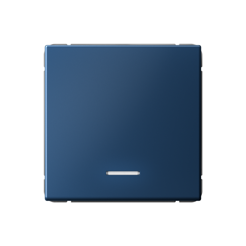 ArtGallery Аквамарин Выключатель 1-клавишный кнопочный с подсветкой, 10А, механизм