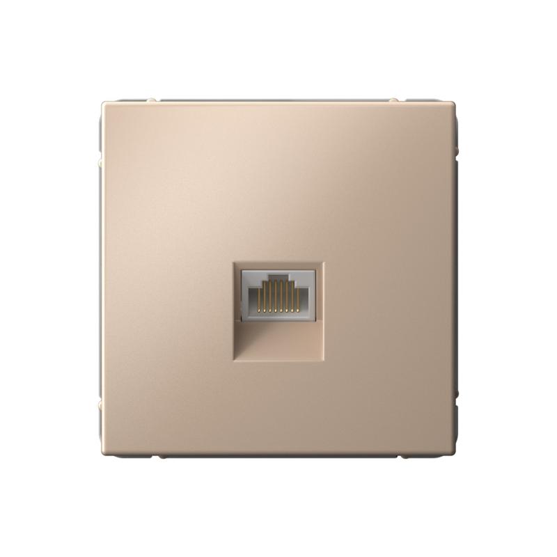 ArtGallery Песочный Розетка компьютерная RJ45, кат. 5е, механизм