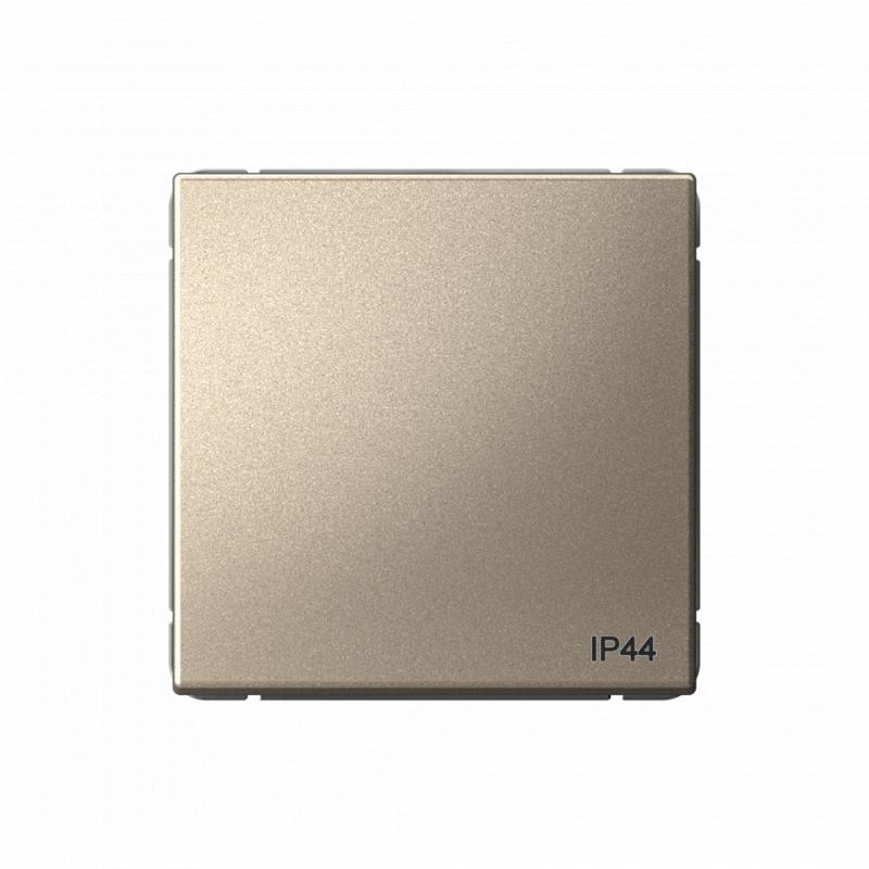 ArtGallery Шампань Переключатель 1-клавишный IP44, 10АХ, механизм