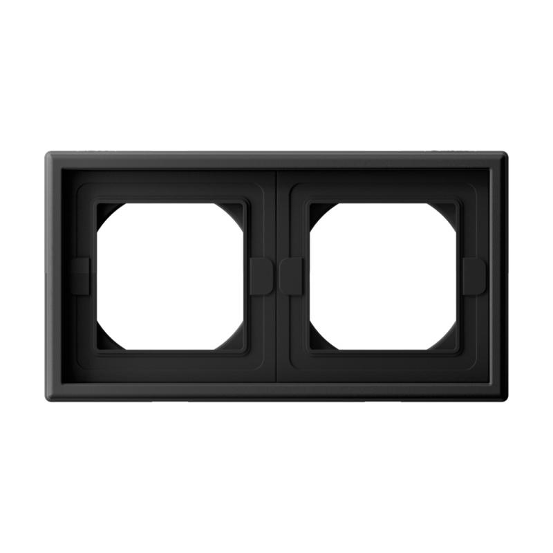 ArtGallery Карбон Рамка 2-постовая IP44,  КАРБОН