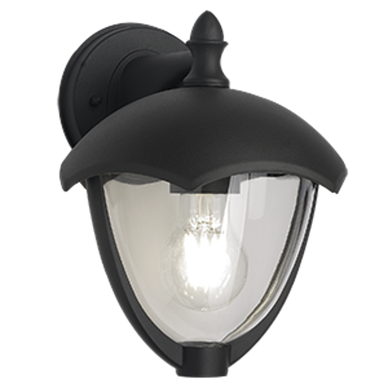 Светильник садово-парковый Aura на стену вниз 188*210*238mm, 170-240V / 50Hz, 1xE27, Max.60W, IP54