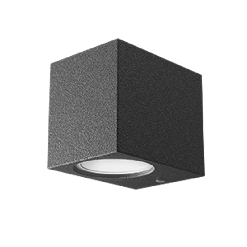 Светильник садово-парковый Cube настенный архитектурный, GU10, 67*92*80mm, 170-240V / 50Hz, 2xMax.35W, IP54