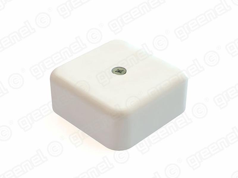 Коробка распределительная для о/п с кабель-каналом 50х50х20мм, IP40, цвет-БЕЛЫЙ (4уп*48шт/192шт)