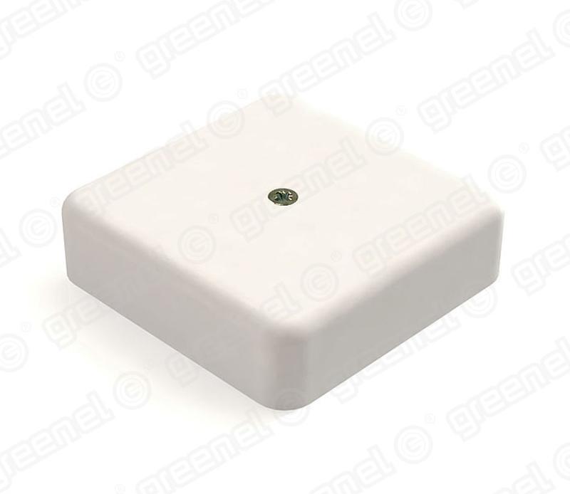 Коробка распределительная для о/п с кабель-каналом 75х75х20мм, IP40, цвет-БЕЛЫЙ (100шт)
