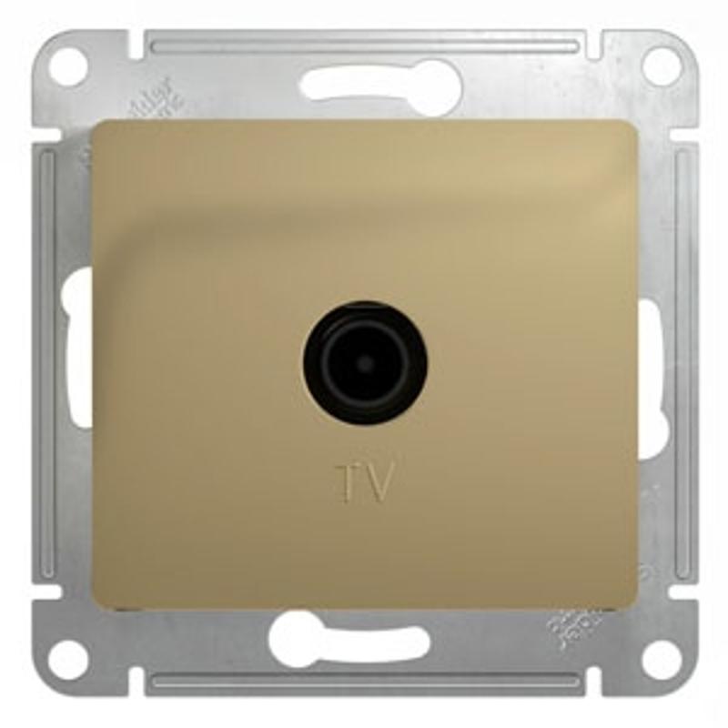 Glossa Титан TV Розетка проходная 4DB