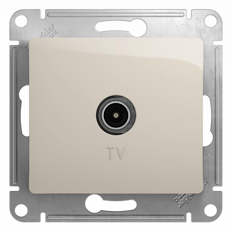Glossa Молочный Розетка TV, механизм