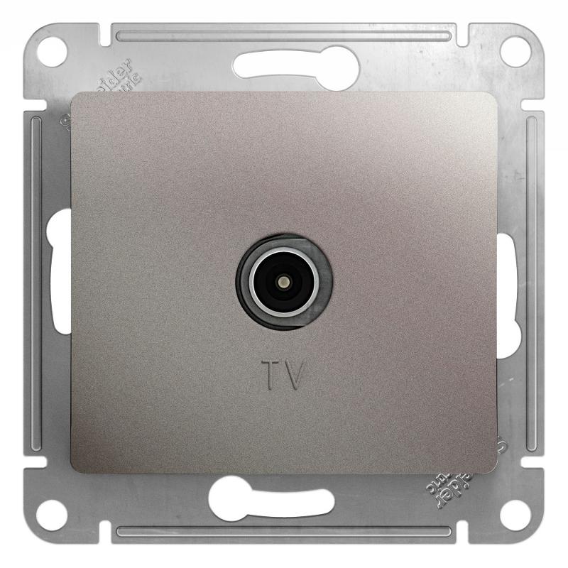 Glossa Платина Розетка TV оконечная 1DB