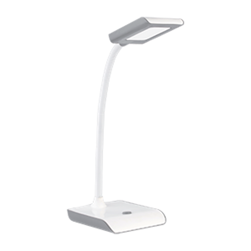 Светильник настольный GTL101 8W 550lm 4000K 220-240V белый с серым LED 1/20