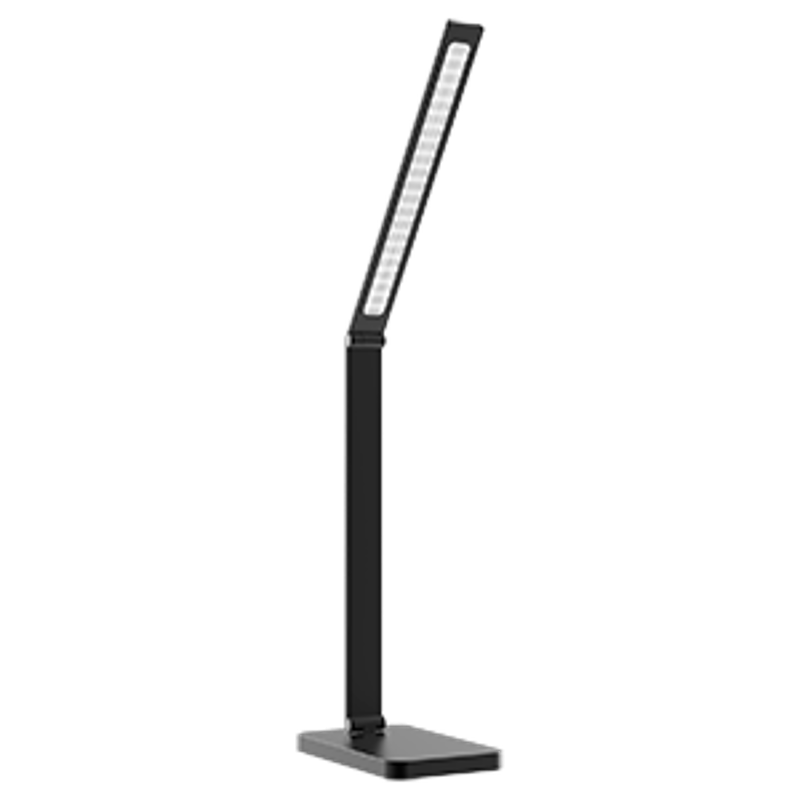 Светильник настольный Qplus GTL501 10W 600lm 3000-6000K 170-265V черный диммируемый Qi USB LED 1/12